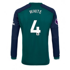 Arsenal Benjamin White #4 Replica Third Stadium Shirt 2023-24 Long Sleeve